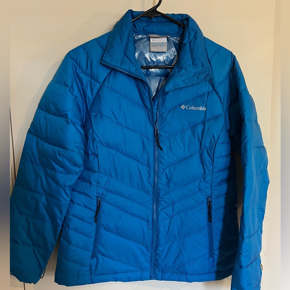 Columbia Blue Puffy Omni-Heat Jacket